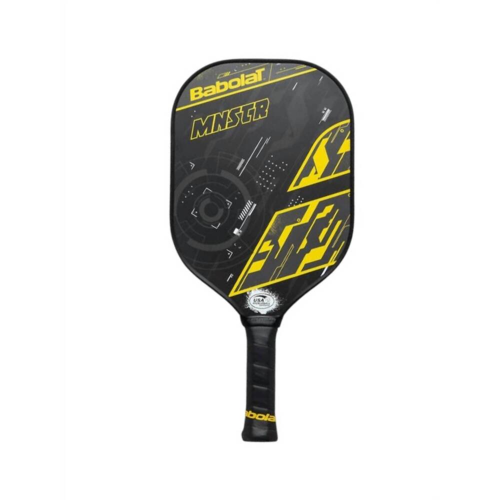 NEW BABOLAT pickleball paddle mnstr in black / yellow